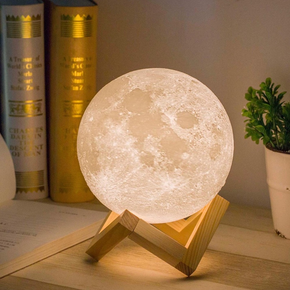 *SOLD elsewhere* NWT Mydethun Moon Lamp Lunar Moon Night Light Kids Spa Home